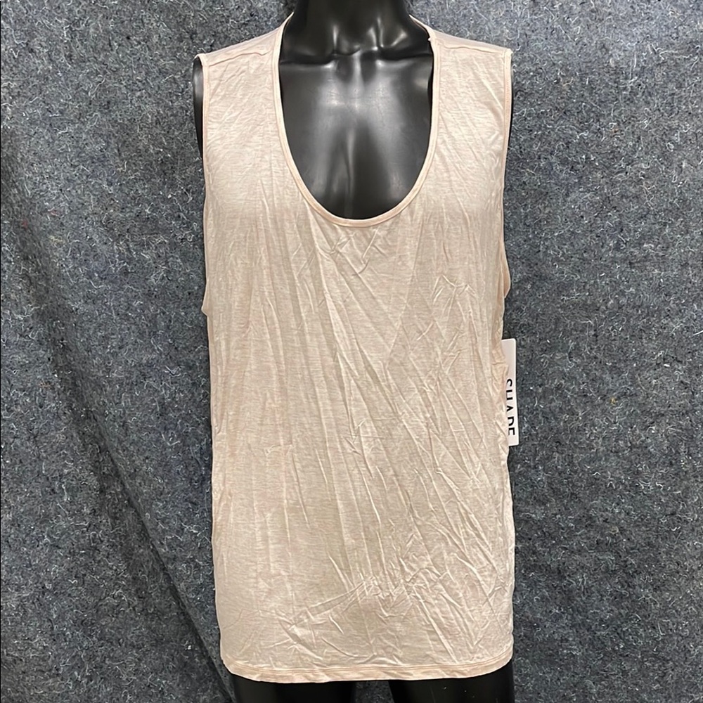 NEW Shape ActiveWear WOMENS 3X Light Pink Sleeveless Workout Motion Tank Top